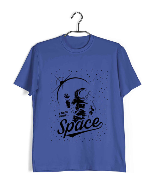 Travel Pop Culture NEED MORE SPACE Travel Casual Graphic Printed T-Shirt for Men